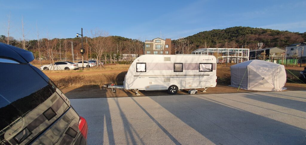 부산 노지 캠핑 - 녹산 고향동산